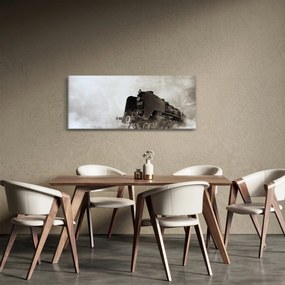 Kép - Vonat a ködben (120x50 cm)