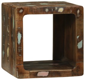 TV Egység 36x36x30 cm Tömör Fa Újrahasznosított
