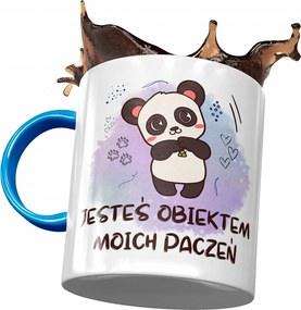 Kék bögre macival Aranyos mackó ajándék fényképes nyomtatással