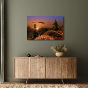 Természet képe naplementekor (90x60 cm)