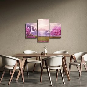 Tó képe (90x60 cm)
