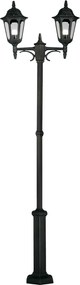 Elstead Lighting PARISH PR8-BLACK Utcai lámpa 2x60W/E27 IP44