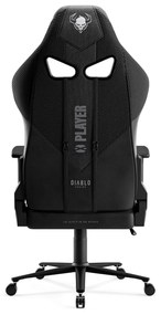 Diablo X-Player 2.0 szövet gamer szék Nagy méret: fekete