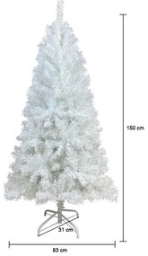 Fehér műfenyő - több méretben-150 cm-es