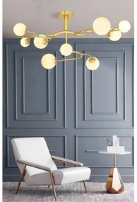 Brilagi - LED Felületre szerelhető csillár MISTEL 9xG9/3W/230V arany/fehér