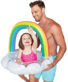 Szivárvány alakú felfújható úszógumi gyerekeknek - Big Mouth Inc.