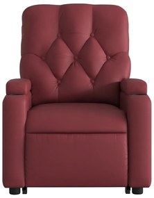 vidaXL bordó műbőr dönthető masszázs- és állófotel