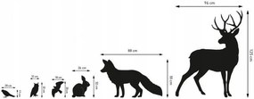 Dekoratív falmatricák - erdei állatok