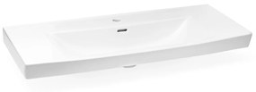 Mosdó bútorba Laufen Laufen Pro Nordic 100x42 cm fehér színben fényes felülettel középső nyílással 1095.8.000.104.1