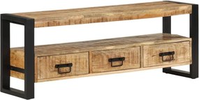 vidaXL tömör mangófa TV-szekrény 120 x 30 x 45 cm