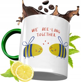 Zöld Bögre Valentin Napra Szerelmeseknek fényképes nyomtatással