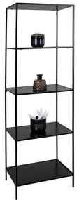 Vita Shelf fekete könyvespolc, 51 x 170 cm - House Nordic