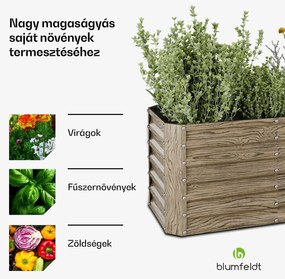 High Grow Straight magaságyás, 432 L, Ergonomikus, Időjárásálló, Nyitott alap