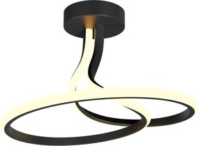 ZUMA LINE MX6349-1-3BT CLINT Modern LED Mennyezeti Lámpa Fekete LED IP20