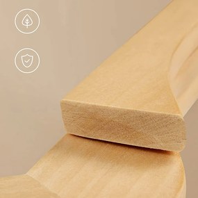 SOHO fa vállfatartó szett, 20 db, természetes barna SongmicsHome