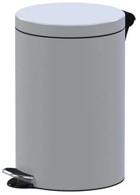 Léptetős szemetes, 12 l, fehér