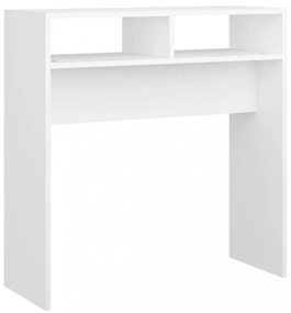 fehér szerelt fa tálalóasztal 78 x 30 x 80 cm