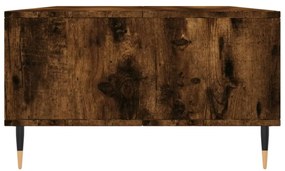 füstös tölgy színű szerelt fa dohányzóasztal 104x60x35 cm