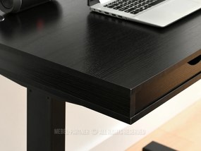 PC asztal Osto 100 (fekete fa + fehér). 1109818
