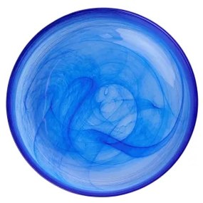 18 részes étkészlet kék/üveg