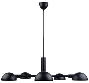 DFTP by Nordlux - Csillár zsinóron NOMI 5xE14/8W/230V fekete