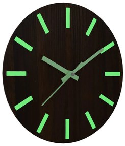 barna falióra világító óramutatókkal és órajelzőkkel Ø30 cm