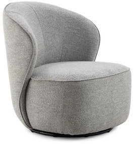 Világosszürke forgó fotel Edna – MOME