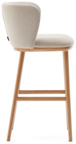 Bézs bárszék (ülésmagasság 65 cm) Ciselia – Kave Home
