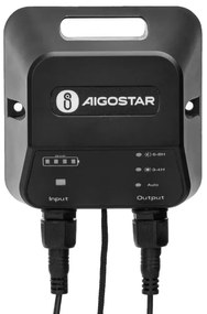 Aigostar - LED Napelemes csillár 2xLED/70W/12V 12000 mAh 6500K átm. 23,5 cm