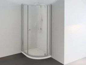 Sanotechnik íves aszimmetrikus zuhanyfülke T790C 70x90