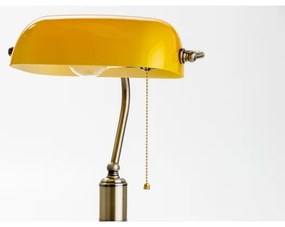 Brilagi - BANK OFFICE asztali lámpa 1xE27/60W/230V réz/narancs