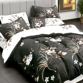 Pamut ágynemű Homa ODETA DARK GREY 7 részes 140X200 cm