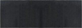 vidaXL négyszögletű fekete bambusz szőnyeg 70 x 200 cm