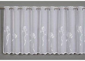 Fehér voile fényáteresztő függöny 140x48 cm Dandelion – Sehlbach