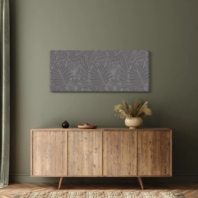 Kép - Szürke pálmalevelek (120x50 cm)