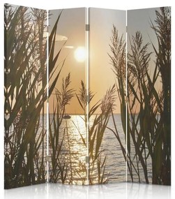 Gario Paraván Naplemente a tó fölött Méret: 145 x 170 cm, Kivitelezés: Klasszikus paraván