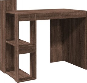 vidaXL barna tölgy színű szerelt fa irodai asztal 103,5 x 56,5 x 94 cm