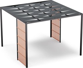 Blumfeldt Shade Cove Vert, pergola, 3 x 3 m, oldalfalak, porszórt festék, időjárásálló