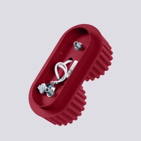 Sollux  SL.1823 - AURA irányítható spotlámpa 2xGX53/10W/230V piros