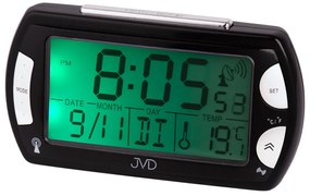 Rádióvezérlésű digitális ébresztőóra JVD RB358.10