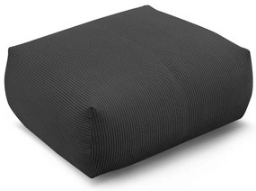 Sötétszürke kordbársony lábtartó Voltaire – Bobochic Paris