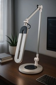 KAJA K-BL1221 SREBRNY ALETTE Ezüst Színű Asztali Lámpa 10W LED 910Lm 3000-6000K IP20