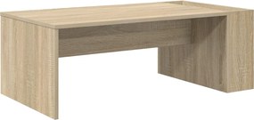 vidaXL Dohányzóasztal Sonoma tölgy 95 x 50 x 34 cm Faanyag