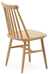 Natúr színű kaucsukfa étkezőszék szett 2 db-os – Kave Home