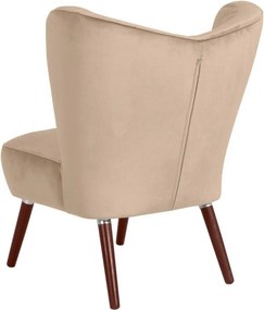 Sari Velvet bézs fotel - Max Winzer