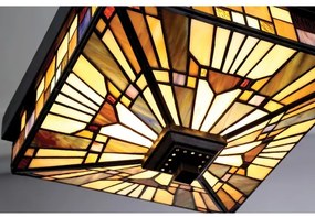 Elstead QZ-INGLENOOK-F - Kültéri mennyezeti lámpatest INGLENOOK 2xE27/60W/230V IP44