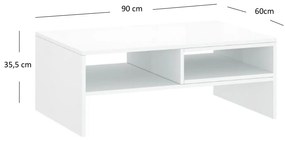 Dohányzóasztal Leona (fehér). 1053002
