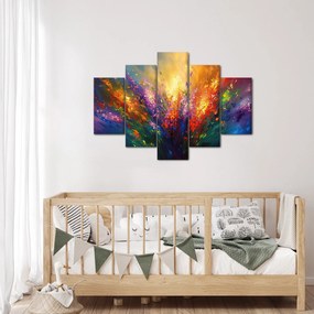 Kép - A virágok absztrakciója (150x105 cm)