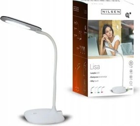 Led asztali lámpa szabályozható asztali világítás fehér 6.5W Nilsen