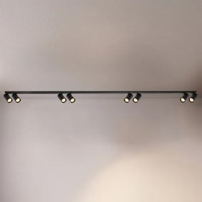 Brilagi - SELE LONG spotlámpa 8xGU10/30W/230V fekete